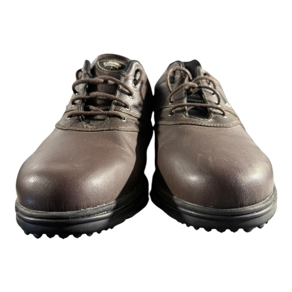Callaway Golf Men’s XTT LT Saddle Shoes Brown Leather Size 13 - Picture 6 of 10